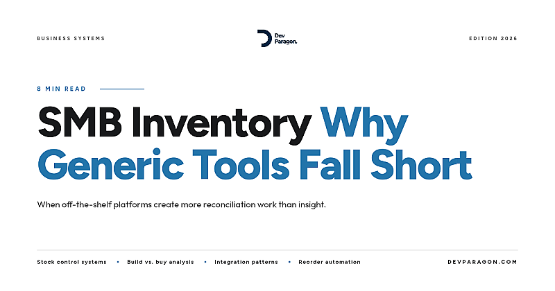 SMB Inventory Management: Why Generic Tools Fall Short