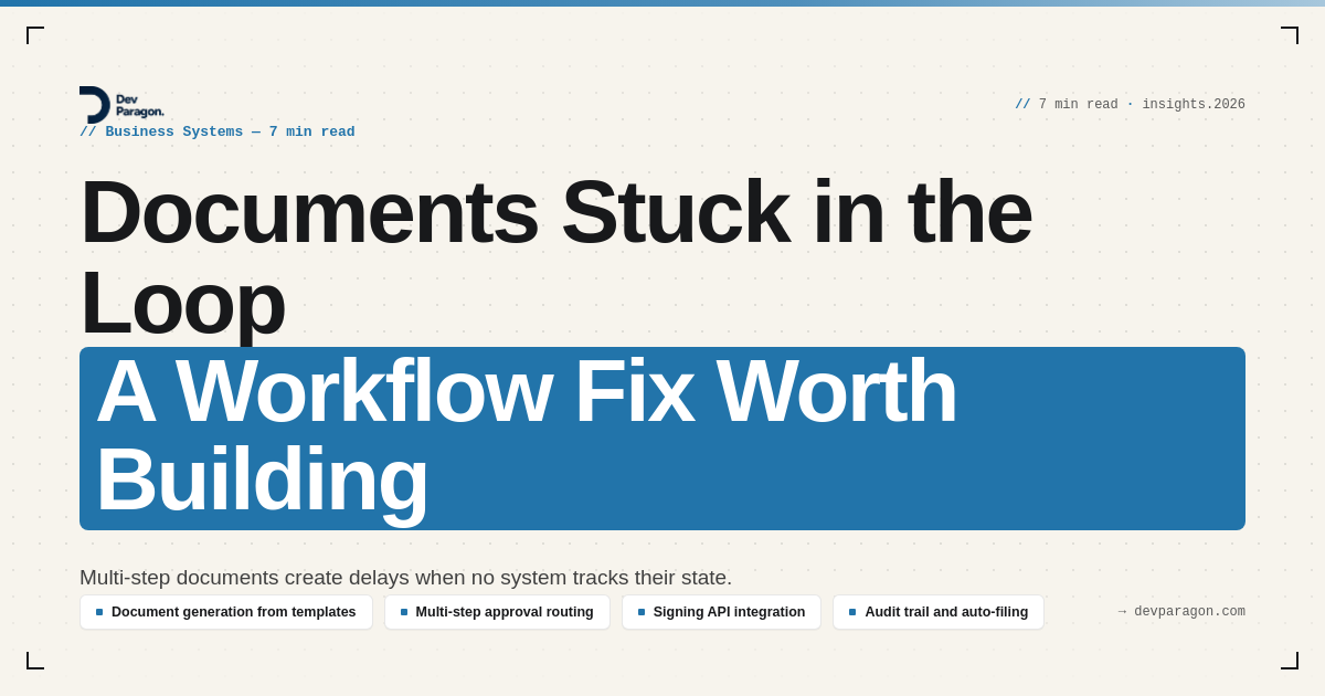 How Document Workflows Create Back-and-Forth for SMBs