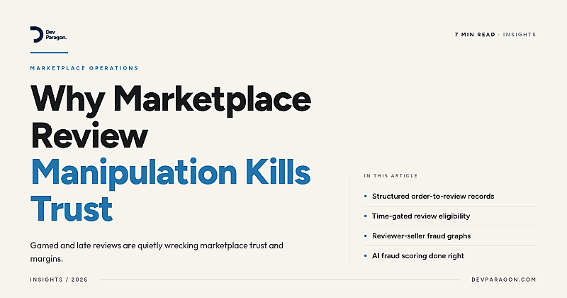Why Marketplace Review Manipulation Quietly Kills Trust