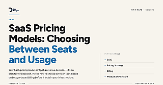 SaaS Pricing Models: Choosing Between Seats and Usage