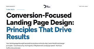 Conversion-Focused Landing Page Design: Principles That Drive Results