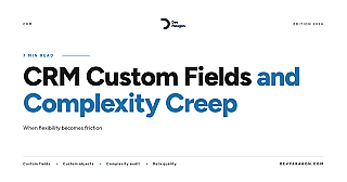 CRM Custom Fields: How Complexity Creep Kills Adoption